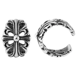 Paar Ohrclips ADELIA ́S "Neuheit 2025 - Damen Ohrclips aus Edelstahl Ø 10 mm", silber, Ohrringe, Damen, Damen, Edelstahl
