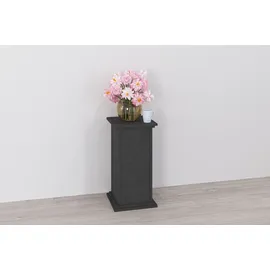 FMD Container FMD "Essex", schwarz, B:30cm H:57,4cm T:30cm, Holzwerkstoff, Schränke, Beistelltisch Blumentisch Holz-Beistelltische, Breite 30 cm