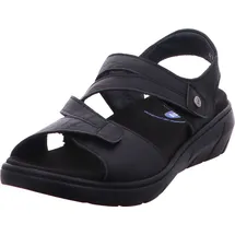 WOLKY Bequeme Sandalen für Damen, schwarz, Größe 37 EU