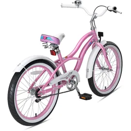 Bikestar Cruiser 20 Zoll  RH 29 cm rosa
