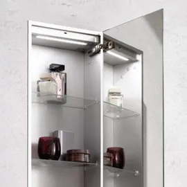 EMCO Asis 2.0 316 cm silber mit LED Beleuchtung