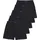 H.I.S. Weiter Boxer unifarben M 5er Pack schwarz