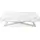 WFL GROUP Cavetta Weiß Marmor 120-200 x 80 x 27-76 cm