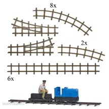 BUSCH H0 Action-Set Gartenbahn
