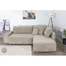 Collection AB Ecksofa Poppy L-Form 2-Sitzer Beige
