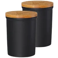 Ritzenhoff & Breker Jasper 800 ml schwarz 2er Set