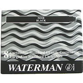 Waterman Standard schwarz 8 Patronen;