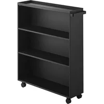 Yamazaki Bücherwagen 15,6 x 59 x 70 cm Schwarz