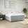 vidaXL Boxspringbett 180 x 200 cm Hellgrau