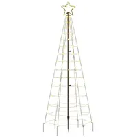 vidaXL LED-Weihnachtsbaum 180 cm Warmweiß