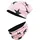 TupTam Beanie TUPTAM Schwarz/Rosa 52-54