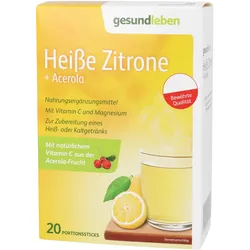 Gesund Leben heiße Zitrone+Acerola Pulver