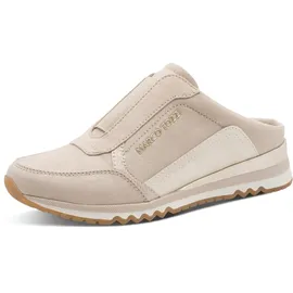 Marco Tozzi Damen Hausschuh weiches Feel Me Wechselfußbett weiches Innenfutter Komfortabel, beige (Dune Comb), 41 EU