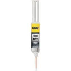 UHU 2K-Reparaturkleber Turbo Fix2 Flüssig Metall 10g metall-grau