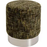 Kare Hocker Berry High Polyester 39 x 47 x 39 cm Silber/Grün