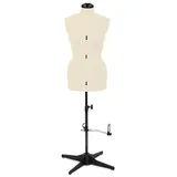 adjustoform Schneiderpuppe - Schneiderbüste Supa Fit mit Standfuß verstellbar beige