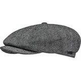 WEROR Schiebermütze Herren – Flatcap Schirmmütze Mütze mit Schirm - Cap mit Baumwollfutter - WEROR-437.1 (59, Anthrazit) - 59