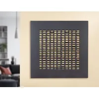 Casablanca modernes Design GILDE Wandrelief »Torus« silber, 80x80x4.5 cm