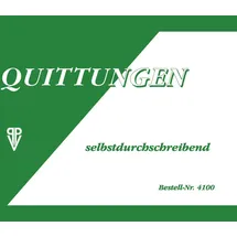 kompatible Ware Quittung, MwSt. separat ausgewiesen Formularbuch 4100