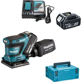 Makita DBO 480 RTJ 2 x 5,0 Ah + Ladegerät + Makpac