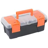 EDM Kleinteilemagazin Kunststoff 25x12x9,5cm schwarz leer