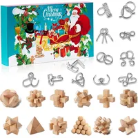 LuxusKollektion Spielzeug-Adventskalender Adventskalender 2024 Knobelspiele Kinder Erwachsene IQ Puzzle