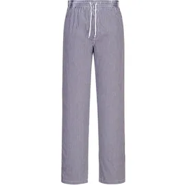 PORTWEST Kochhose Bromley, Hosenlänge: Reg, Farbe: Blau/Weiß kariert, Größe: XL, C079CHRXL