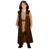 Metamorph Kostüm Star Wars – Obi-Wan Kenobi Kostüm für Kinder, Der berühmte Jedi-Meister aus dem Star Wars-Universum braun 116-122