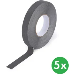 Antirutschband für feuchte Umgebungen, 25 mm x 18,3 m, 5 Stk, wasserdicht, grau