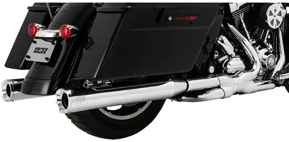 Vance + Hines Power Duals PcxTM Harley Davidson Touring 09-16 Nicht Homologierter Krümmer - Chrome - One Size