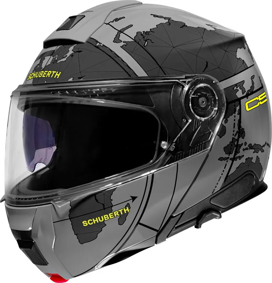 Schuberth C5 Globe Helm, grijs, M Voorman