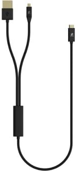 Espresso Displays espresso Cable HDMI (USB Typ-C, 100 cm), Data + Video Adapter, Schwarz
