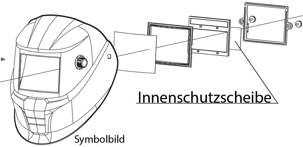 ESAB Innenschutzscheibe für Schweißerhelme / A60