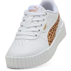Puma Carina 3.0 Animal Kinder Weiß/Gold 31