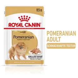 ROYAL CANIN Breed Pomeranian Feuchtnahrung für Zwergspitze als Mousse (>8 Monate)12x85g