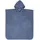 Wörner Badeponcho WÖRNER "Badeponcho Uni" Gr. M, blau (dunkelblau), L:80cm, Baumwolle, Hausmäntel, maschinenwaschbar, trocknergeeignet