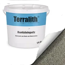 Terralith Buntsteinputz 15 kg 1-2 mm Körnung grau