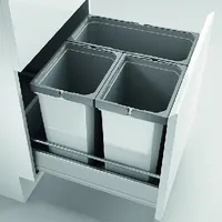 Naber Cox® Box 360 S/500-3, Abfallsammler, hellgrau. - Mülleimer