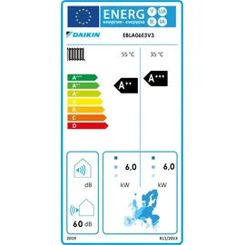 Daikin Altherma 3 M E3V3 6kW H/C Wärmepumpen-Außengerät, 1-phasig/230V