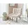 Beliani Sessel ALVESTA Polyester 73 x 92 x 79 cm Beige/Schwarz