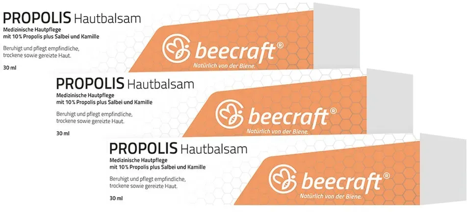 beecraft Propolis Hautbalsam 3X30 ml