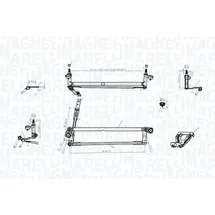 Magneti Marelli Scheibenwischergestänge 085570177010