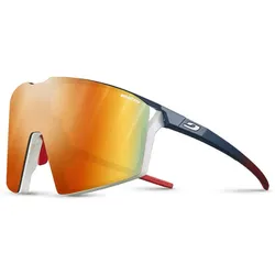 Fahrradbrille Edge Reactiv Light Amplifier 1-3 & Spectron 0 matt blau-weiß-rot EINHEITSGRÖSSE