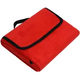 James & Nicholson Picknickdecke Camping Zubehör-Rot-One size