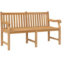 VidaXL Gartenbank 150 cm Massivholz Teak
