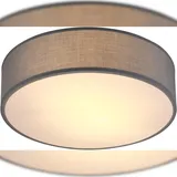 monzana Deckenlampe 1-flammig rund grau