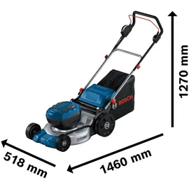 Bosch Professional BITURBO GRA 18V2-46 Akku-Rasenmäher solo (06008C8000)