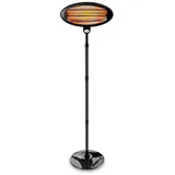 SUNTEC Infrarot-Heizstrahler | Heat Carbon Wärmestrahler für Terrasse | Outdoor Terrassenheizer für Balkon, Garten Infrarotstrahler Strahlwasser-Schutz (Night Sun)