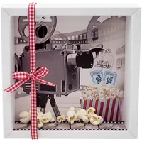 ZauberDeko Geschenkbox Geldgeschenk Verpackung Kino Popcorn Kinogutschein Cinema Film