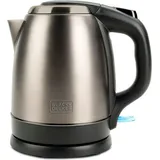 Black & Decker Black - Decker Wasserkocher 1.2L Brushed Steel Gebürstetes Stahl - Schwarz